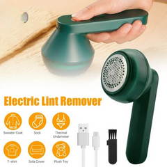 Premium Electric Rechargeable Lint Remover - Sweaters, Shaals, Furniture Se Fuzz Balls Hataiye (Kapdon Ko Naya Banayein!)
