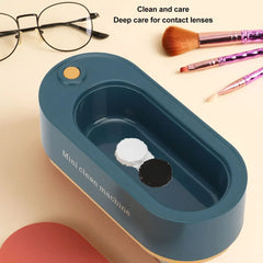 Portable Ultrasonic Cleaner Machine - High-Frequency Vibration Jewelry, Glasses, Watches & Makeup Brush Cleaner