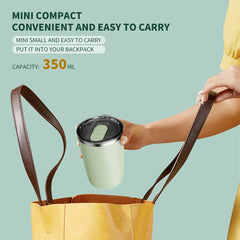 350ml Stainless Steel Automatic Self-Stirring Mug - Coffee, Milk, Tea Mixer Cup for Office & Travel